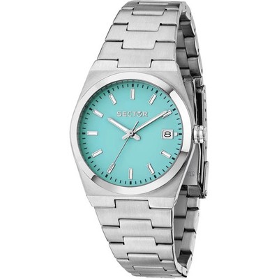 Sector C300 Damenuhr Stahl Türkis Zifferblatt 34mm R3253301503