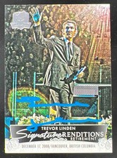 2024 The Cup Signature Renditions Retirement #SRRTL Trevor Linden Autograph Auto