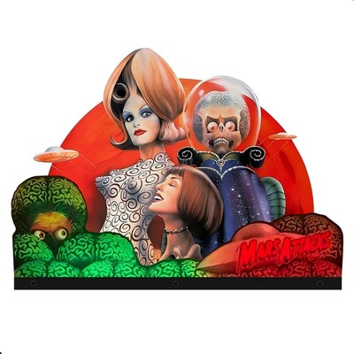 Attack From Mars Pinball Topper Acrylic RGB Topper for Pinball Machine