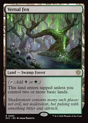 MTG Vernal Fen [ECC] #63