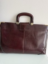 Vintage Aleda Made in Italy Genuine Leather Briefcase