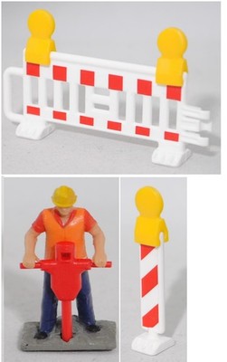 Siku Bauarbeiter / Absperrbake / Bake für Art. 3505, 1:50