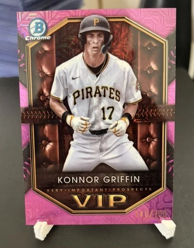 2025 Bowman VIP Konnor Griffin Chrome  Mojo Pink /199 Pirates #1 Prospect!