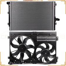 Radiator Cooling Fan Kit For Audi A3 2006-2008 2010-2013 For Volkswagen Golf