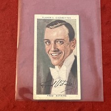 1938 Player’s “Film Stars” FRED ASTAIRE Actor Tobacco Card #3   G-G+