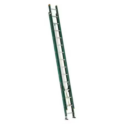 #ad Louisville Fe0628 28 Ft Fiberglass Extension Ladder 225 Lb Load Capacity $500.99