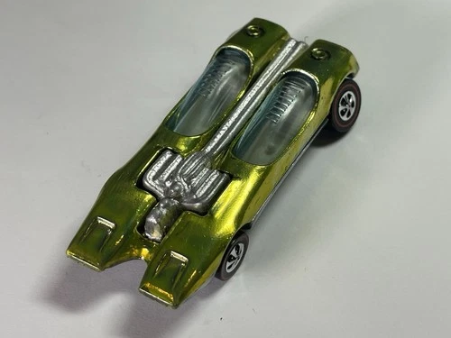 Restored Hot Wheels Redline - 1969 - Splittin Image - Yellow