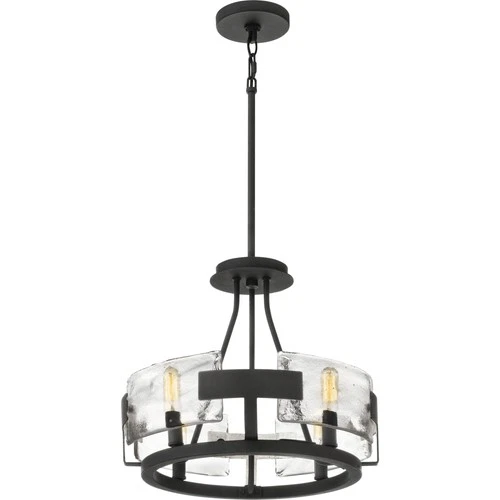 Quoizel STM1716 Royal Ebony Stratum 4-Light 16"W Pendant - Picture 6 of 8