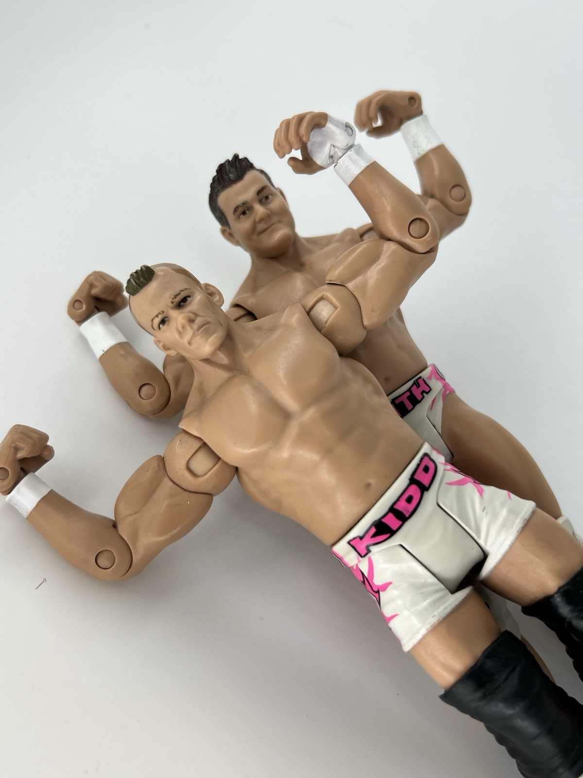 2010 Mattel WWE Supreme Teams 9 Hart Dynasty Tyson Kidd David Hart Smith Figures