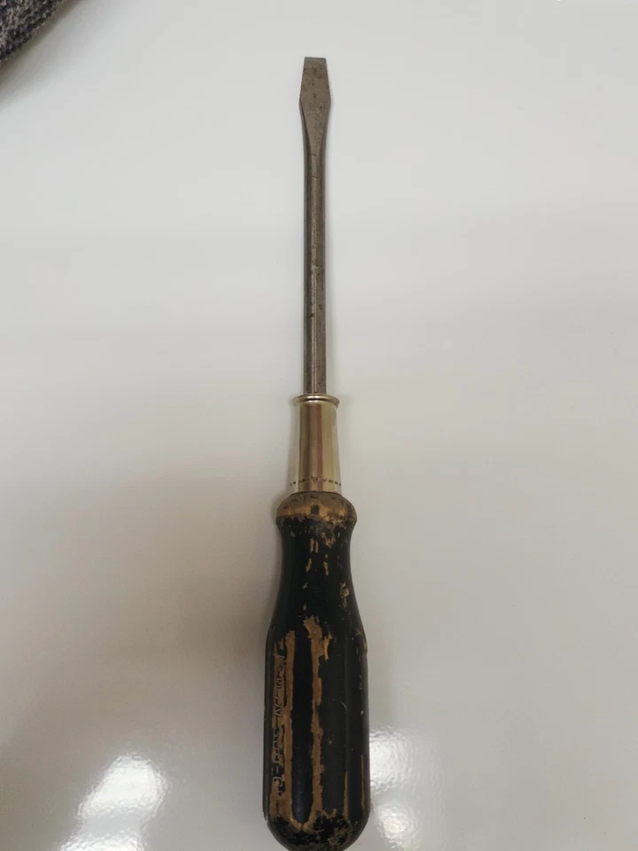 Vintage Wood Handle Screwdrivers Lot 8pc – Stanley Yankee Style – Mid Century... - Image 2 of 4