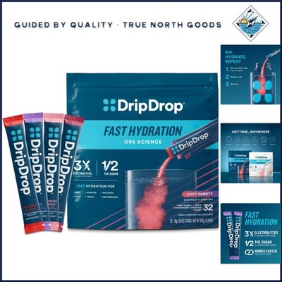 Hydration Packets with Electrolytes - Grape, Cherry, Strawberry Lemonade Mix