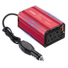 Inversor de potencia máxima de 800 W para viajes por carretera - 400 W continuo con carga USB doble