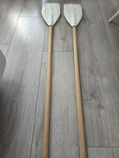 2 Oars rowing Paddles for an inflatable boat Dinghy Wooden Plastic Paddles