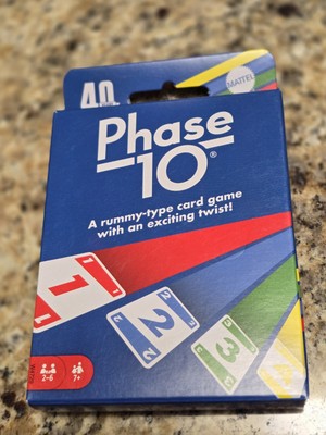 Mattel Games - Phase 10 [New ] Card Game, Table Top Game, Toy
