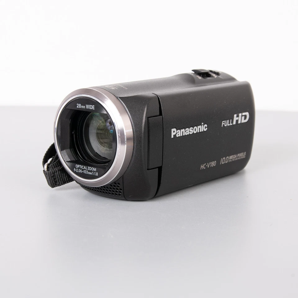 Panasonic HC-V180 digital camcorder video camera - black - Image 2 of 4