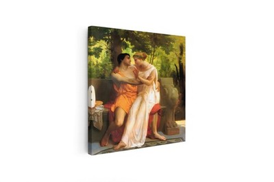Adolphe Bouguereau/The idyll,1850,vintage/Canvas Wall Art Picture Print