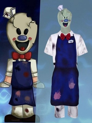 Cosplay Ice Scream Rod Kinder Erwachsene Jumpsuits Kapuze Bodysuits Halloween
