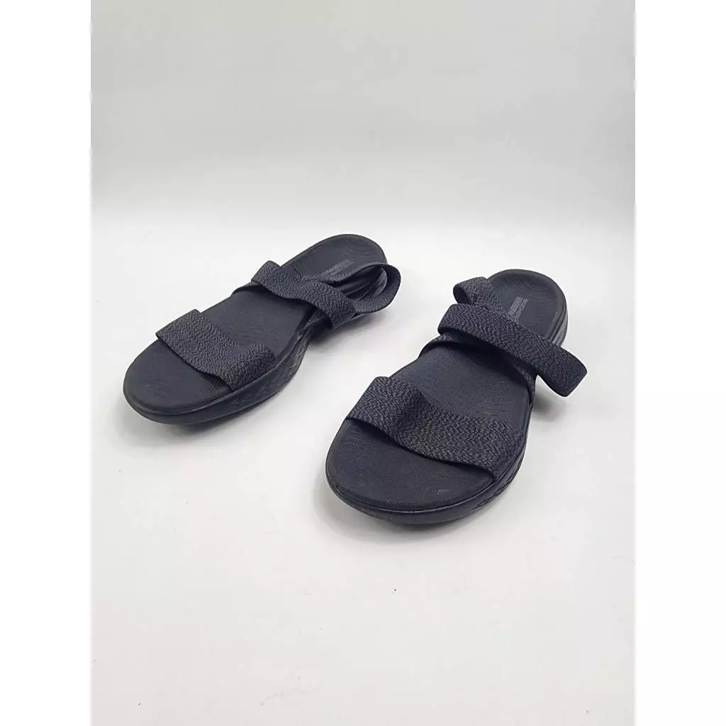 Dar Bloquear Comprensión Skechers Womens On The Go 600 Flawless Slingback Sandals Black Goga Max 10  | eBay