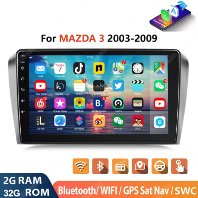 32G Android 13 Carplay For Mazda 3 2004-2009 Car Stereo Radio GPS Navi WIFI RDS