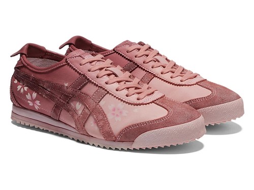Onitsuka Tiger MEXICO 66 NM GINGER PEACH/DARK CHERRY 183C407 NIPPON MADE Sakura - 第 1/8 張圖片