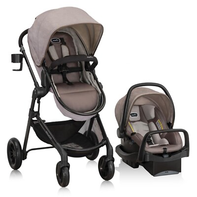 Evenflo Pivot Modular Travel System- Desert Tan