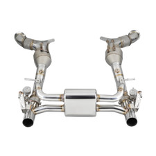 Ferrari 488 Stainless Steel Valved Exhaust with High Flow Catalytic Converters