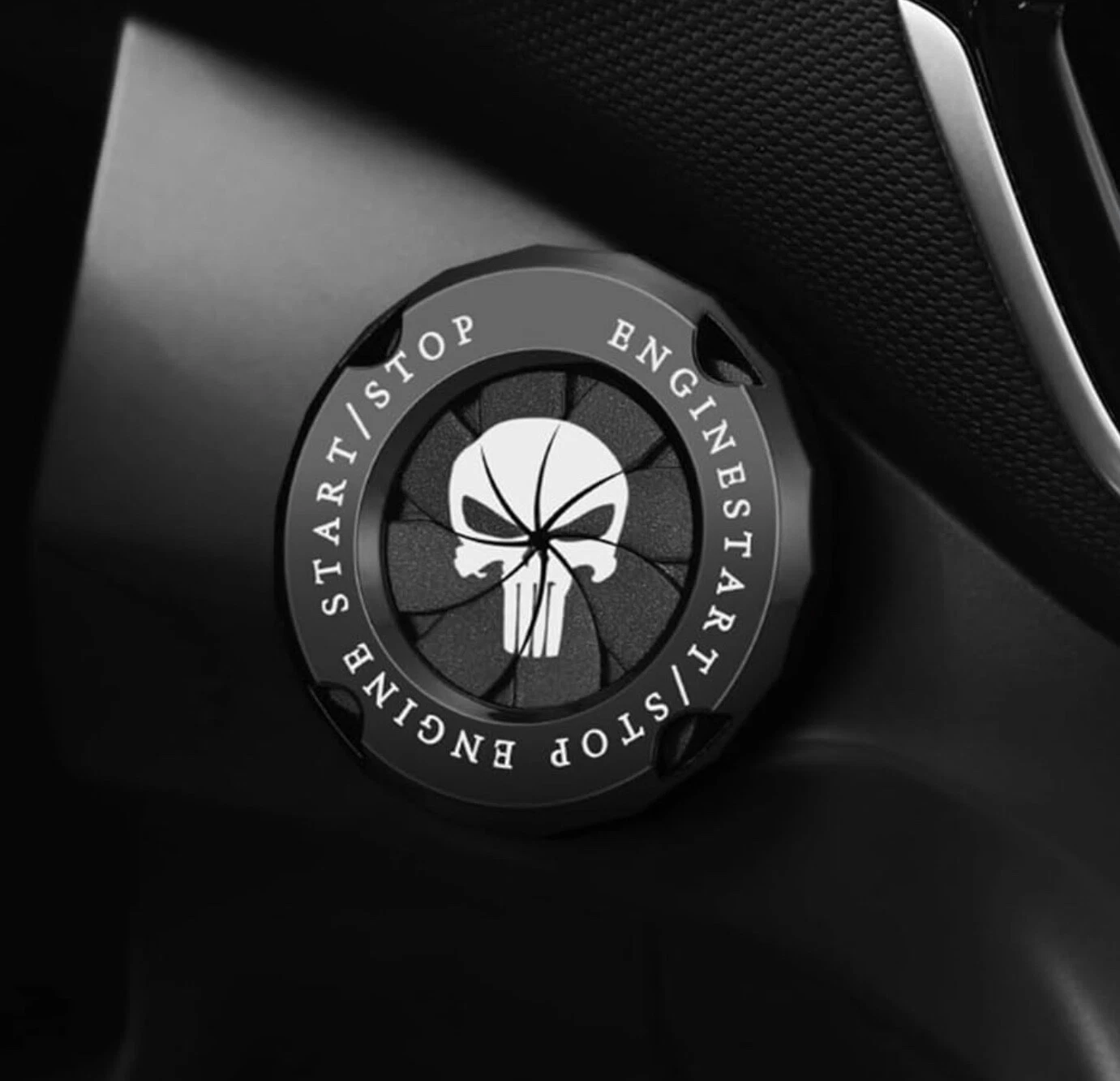 Punisher Button Cover