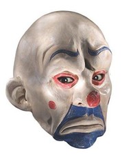 Rubie's Costume Batman The Dark Knight Adult Joker Latex Clown Mask, White, One