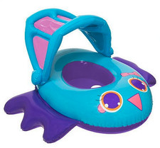 New SwimWays Sun Canopy Blue Bird Baby Boat Phase 1 50 UPF UV