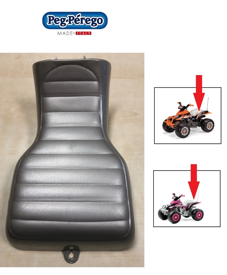 PEG PEREGO SELLA GRIGIA CORRAL T-REX -nuovo-Italia