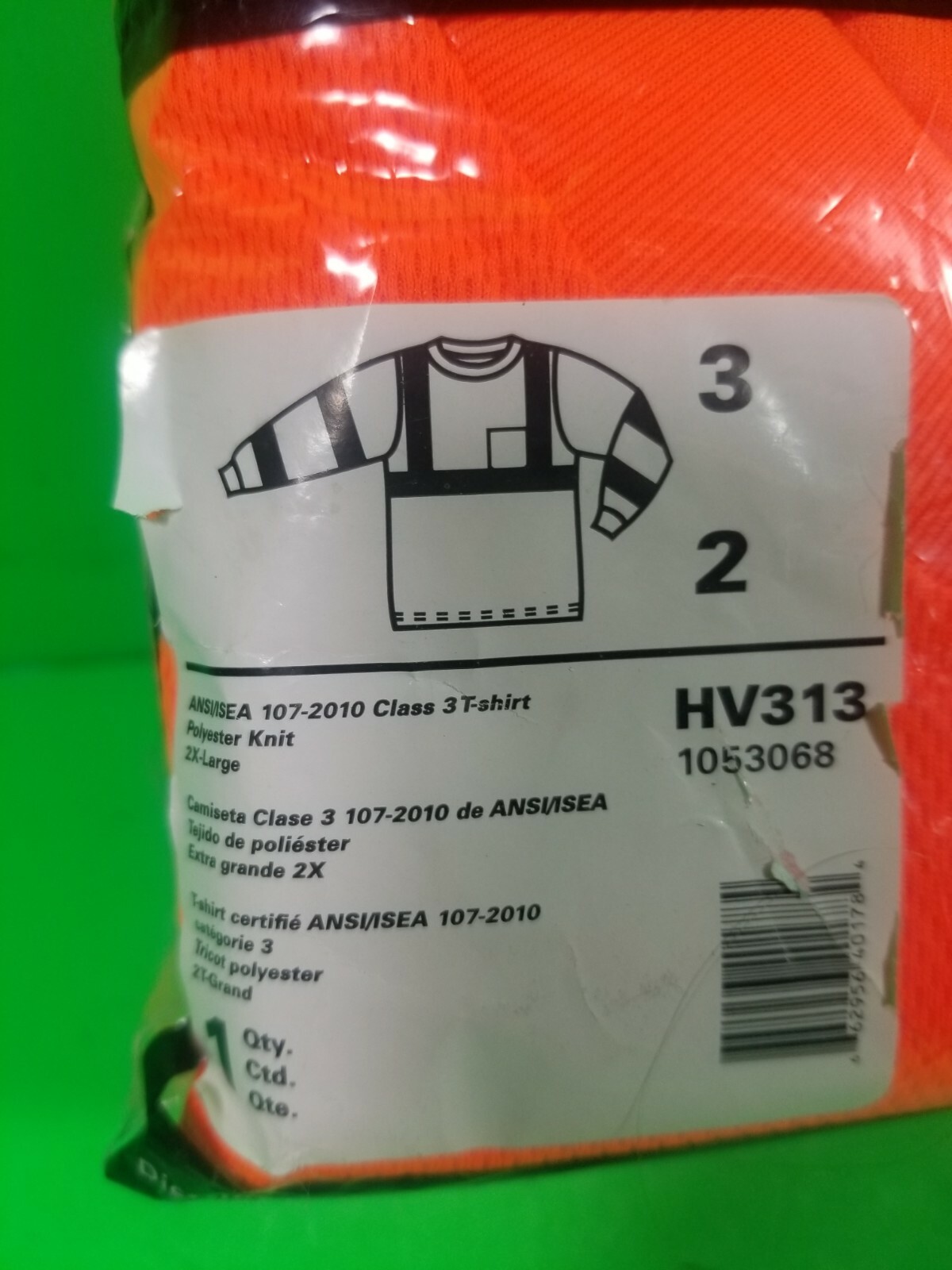 Fastenal+Body+Guard+Safety+Gear+High+Visibility+Class+3+Long+Sleeve+T