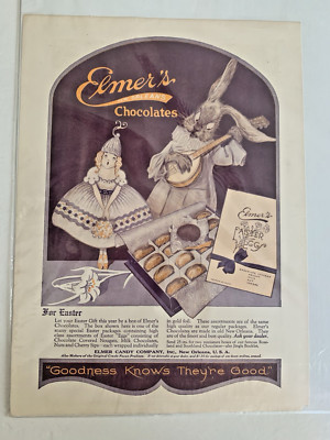 ELMER'S NEW ORLEANS CHOCOLATES EASTER EGG AD