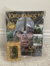 Eaglemoss LOTR Collection Lead Figure No.65 Orc Infantryman Sealed