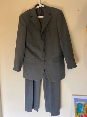 Taylor & Wright Matalan Herren grauer 2-Teiler Anzug mit Blazer & Hose Gr. 38R 