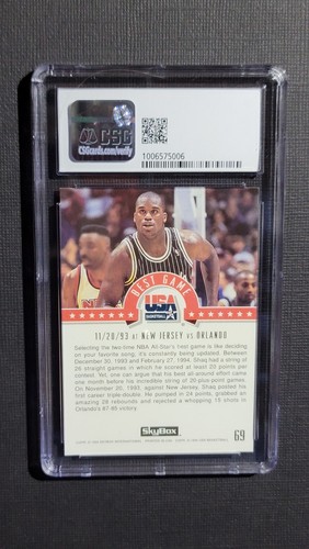 1994 Skybox USA #69 SHAQUILLE O'NEAL BEST GAME CSG MINT 9 RARE FIND HOF - Bild 2 von 24