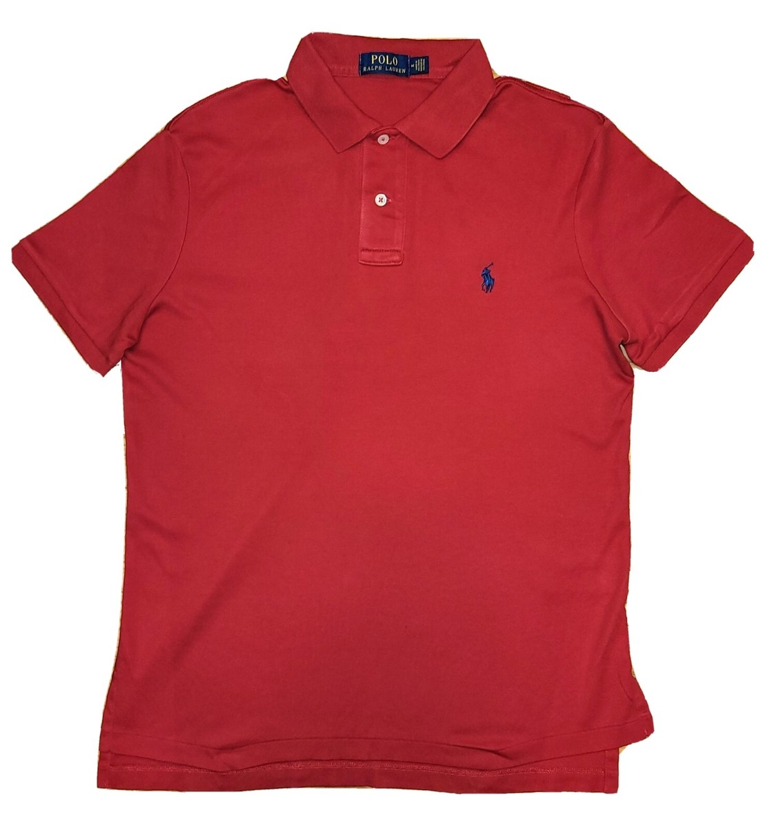 トップス Polo by Ralph Lauren pony polo shirt Red Ralph Lauren Polo Men's Red Pony Logo Short Sleeve Polo