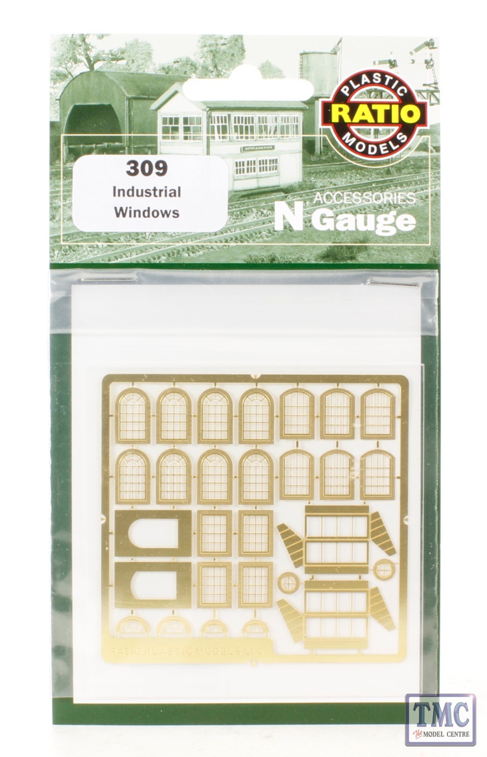 309 Ratio N Gauge Industrial Windows Etched Brass Kit