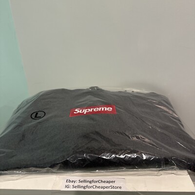 NEW Supreme Box Logo BOGO Hooded Sweatshirt (FW21) Charcoal Size  