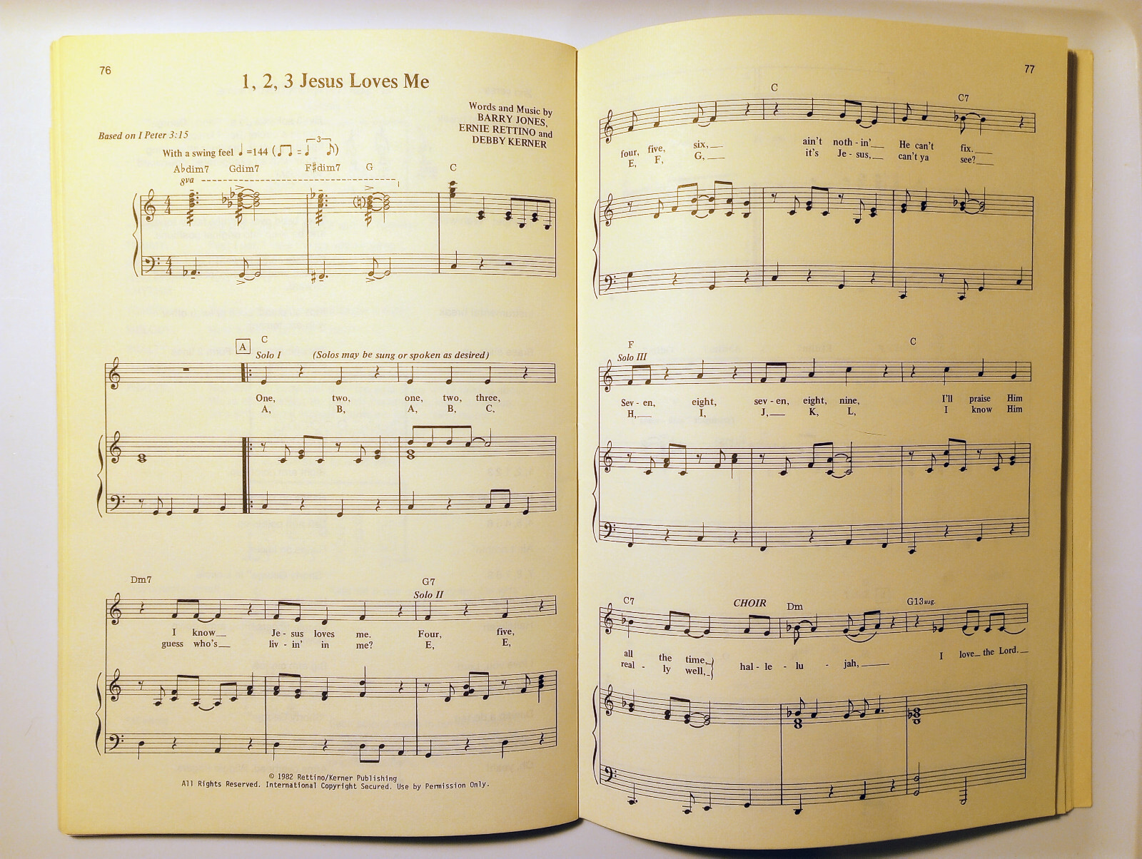 Psalty's Kids Praise 3 songbook 1982 Maranatha Psalty Singing Psalm