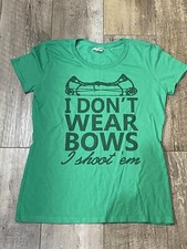 Women s Petite Small PS T-shirt Bow Hunting Archery Deer Hunter Camp Graphic Tee
