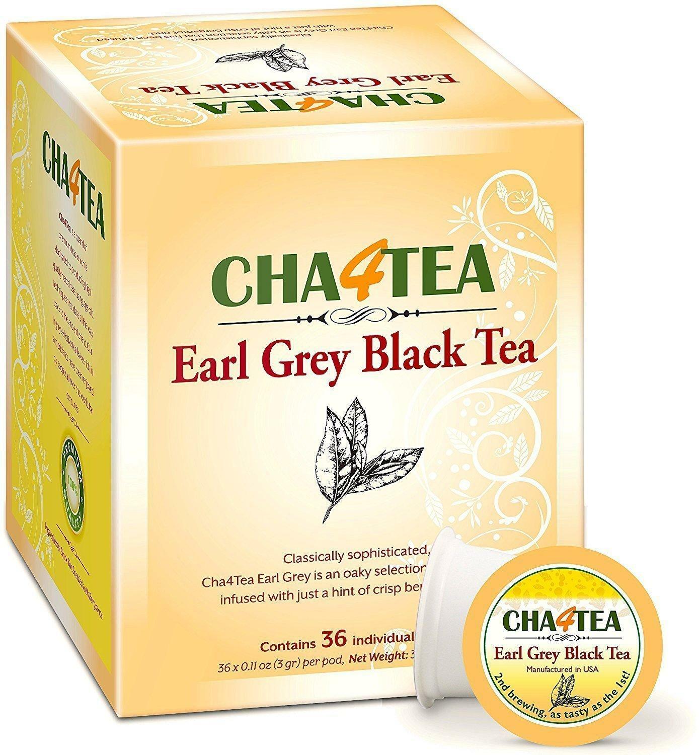 Купить Cha4TEA 36-Count Earl Grey Tea K 
