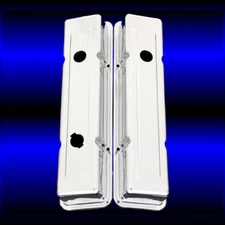 Chrome small block valve covers 3 hole for Chevy 327 350 383 400 Short