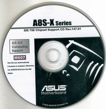 ASUS A8S-X Motherboard Drivers Installation Disk M607