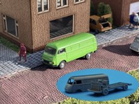 Railnscale N2362 - Hanomag-Henschel F25 Kastenwagen Lang - Spur N - Neu