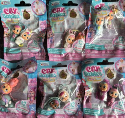 Cry Babies Magic Tears Minis 2er Pack Figuren Komplettsatz 12 Figuren (6 x 2er Pack)