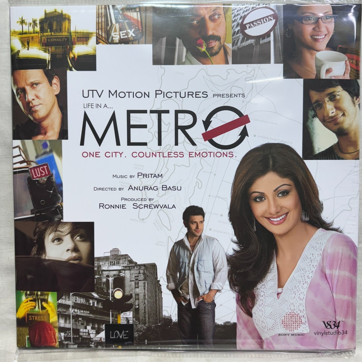 Metro LP Vinyl Record Music Pritam Bollywood Hindi Film Soundtrack