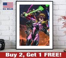 Rain Mikamura Gundam Rising Poster 18 X 24 Print Anime Wall Art Rain Mikamura Gundam Rising Poster 18 X 24 Print Anime Wall Art
