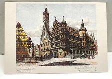 Rothenburg ob der Tauber Germany Souvenir Unposted Postcard
