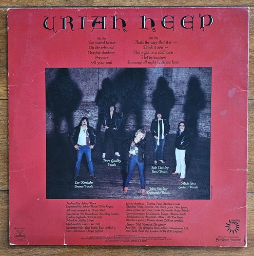 URIAH HEEP Abominog MERCURY SRM-1-4057 Original vinyl LP, VG+/VG+ - Picture 2 of 4