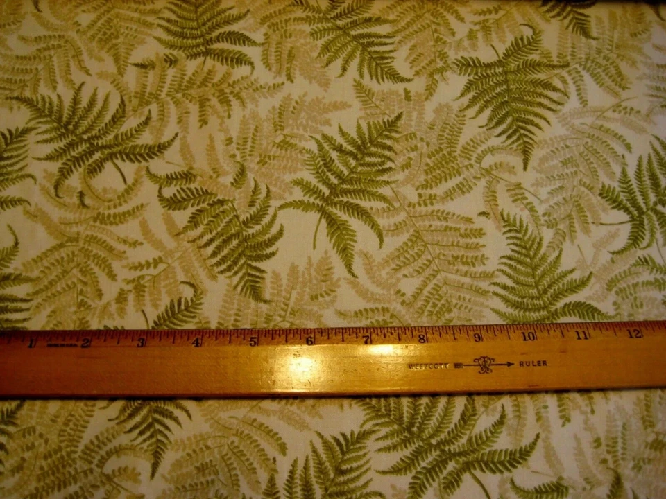 5 Yards quilter quilt Fabric cotton Leaves Northcott Fernwood Ro Gregg - Image 3 of 3